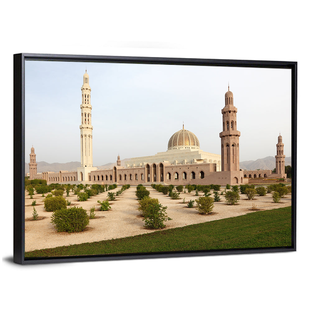 Sultan Qaboos Grand Mosque In Muscat Wall Art