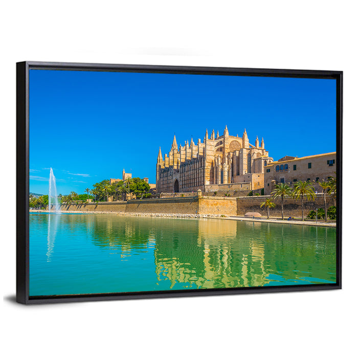 Cathedral of Santa Maria, Palma Wall Art as a framed canvas