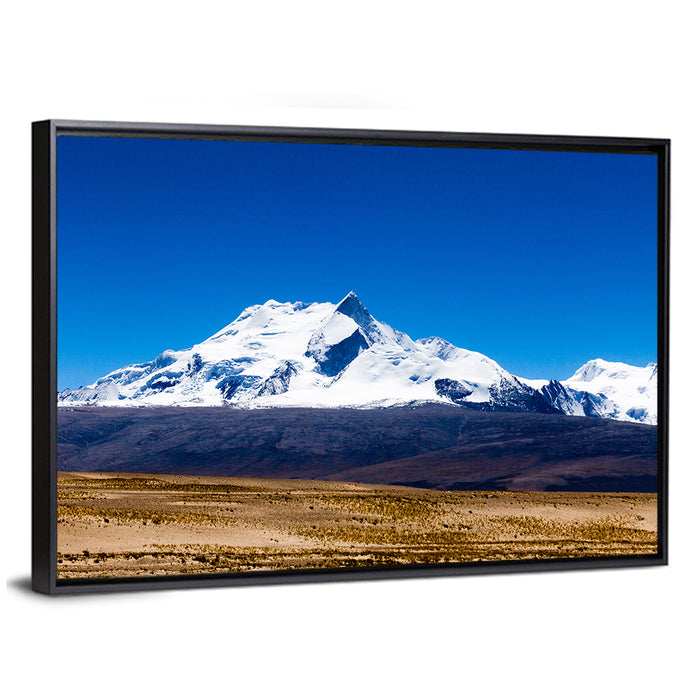 Mount Shishapangma, China Wall Art as a framed canvas