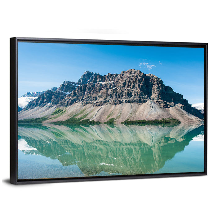 Bow Lake, Banff National Park Wall Art as a framed canvas