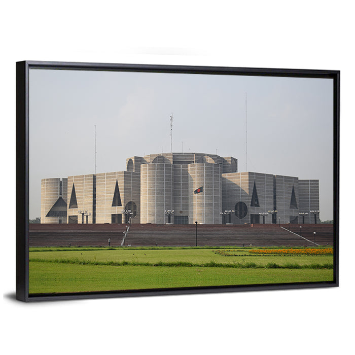 Jatiyo Sangsad Bhaban, Dhaka Wall Art as a framed canvas