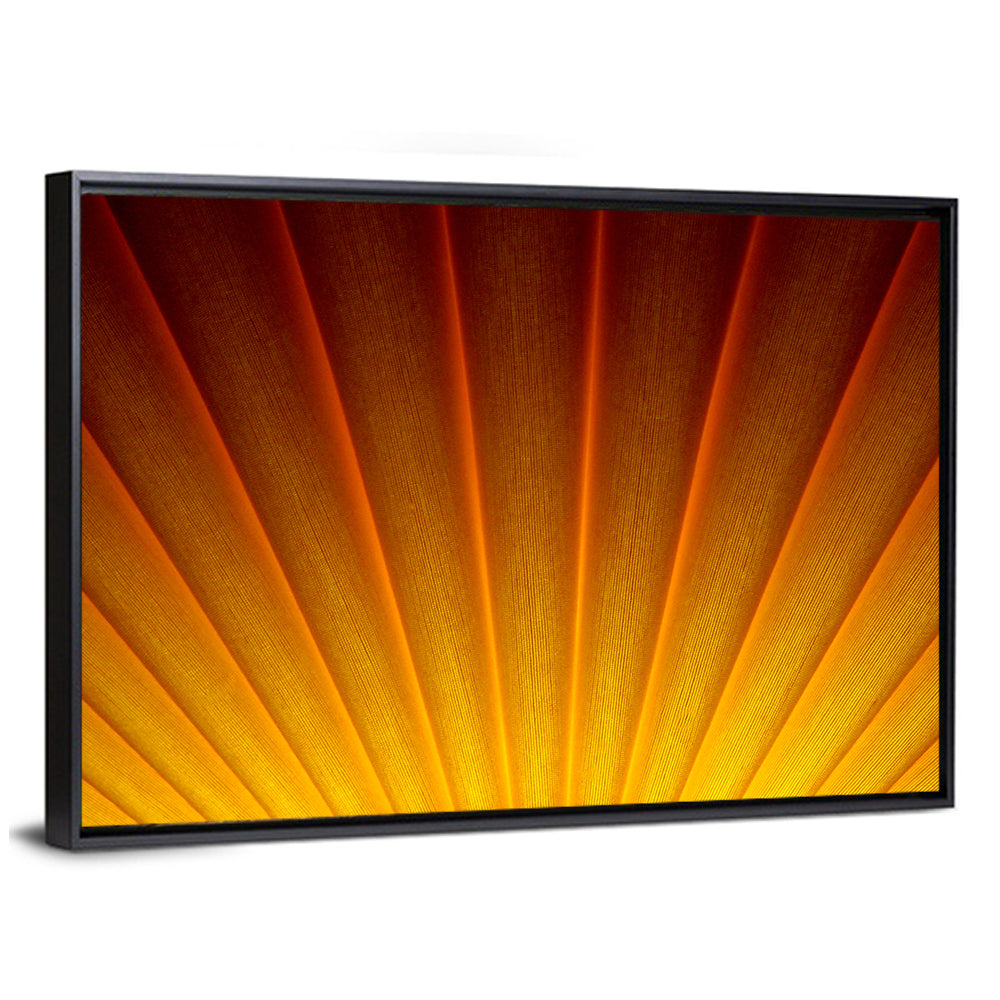 Sun Rays Illustration Wall Art