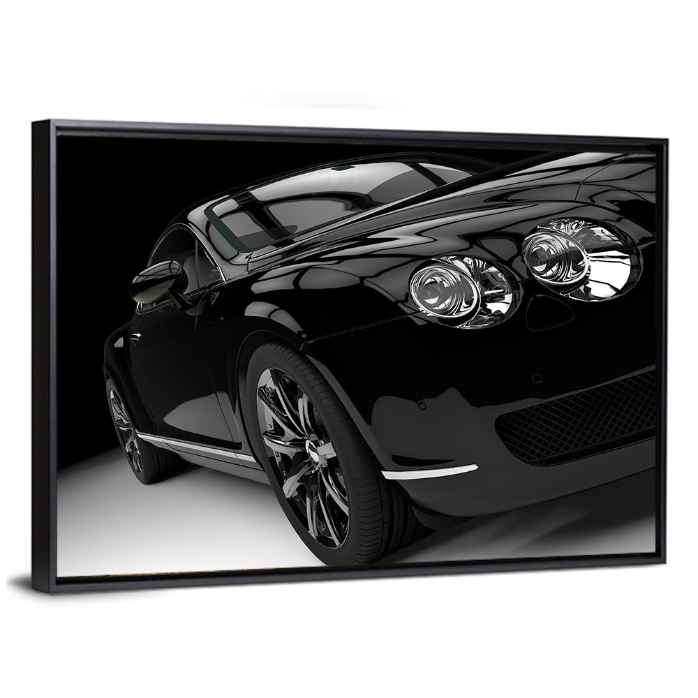 Luxury Black Car Wall Art