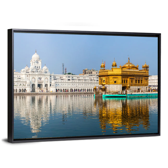 Golden Temple, Amritsar Wall Art as a framed canvas