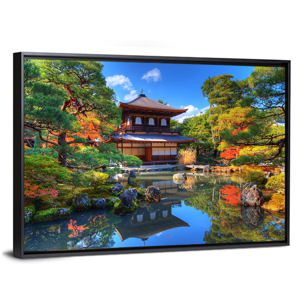 Ginkaku Ji Temple Of The Silver Pavilion In Kyoto Wall Art