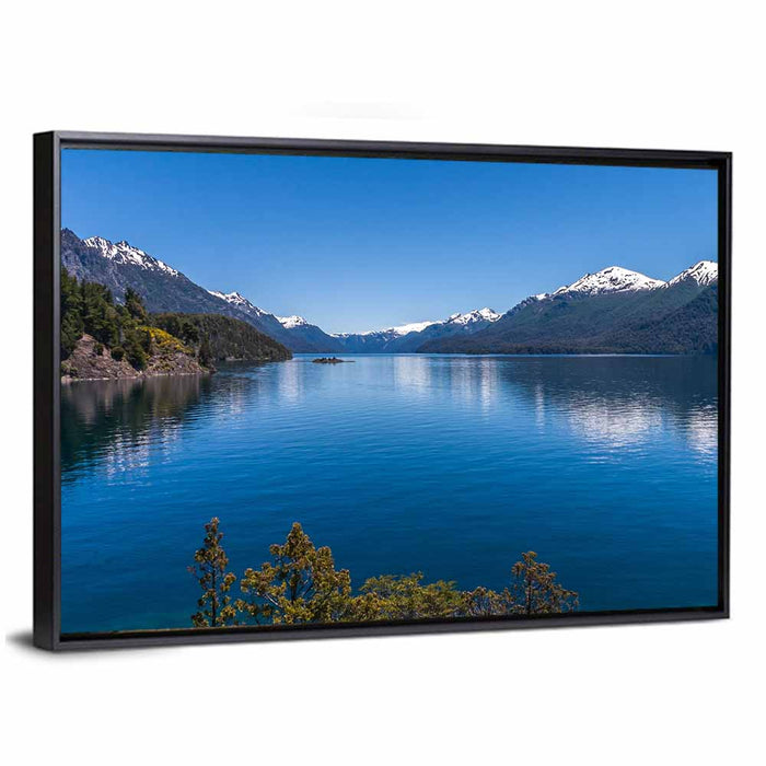 Lake Near Bariloche, Argentina Wall Art as a framed canvas