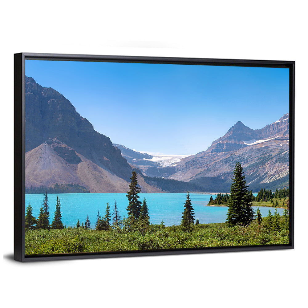 Bow Lake In Canada Wall Art