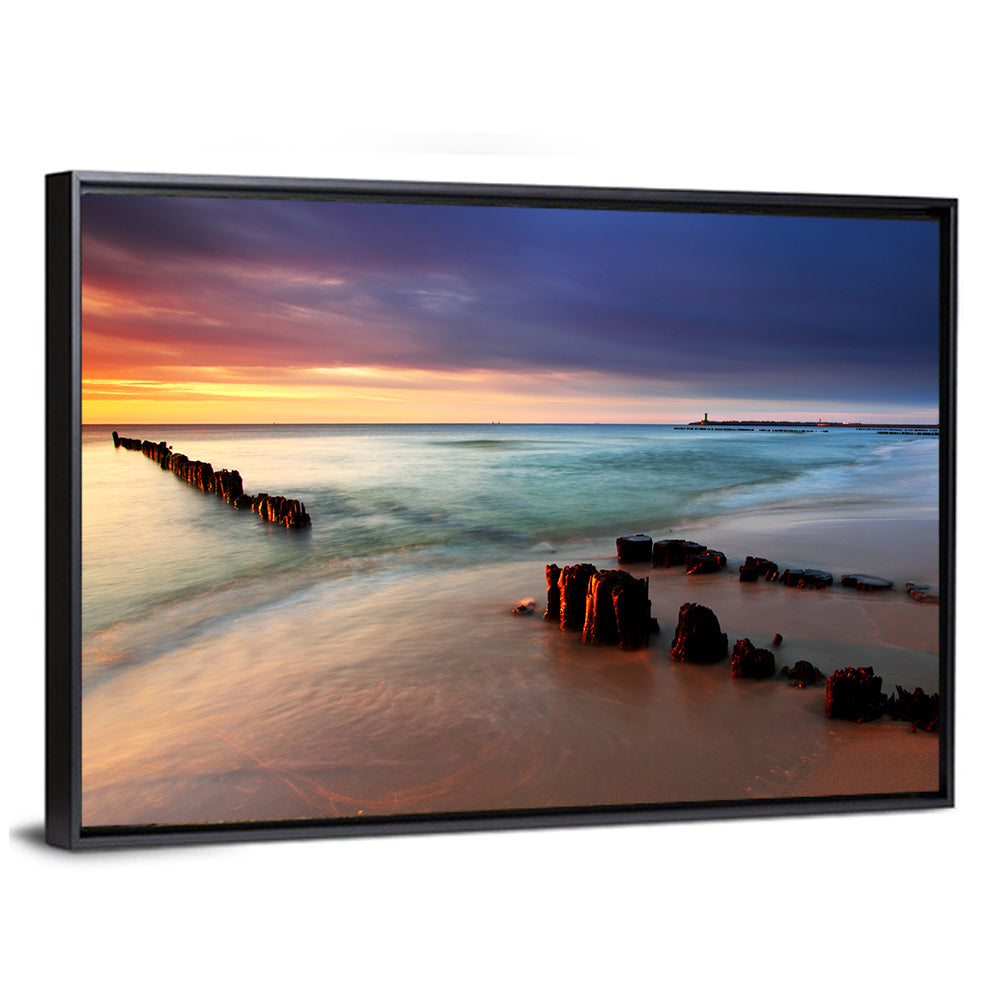 Poland Beach Sunrise Wall Art