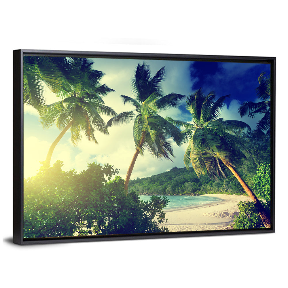 Takamaka Beach Sunset Wall Art
