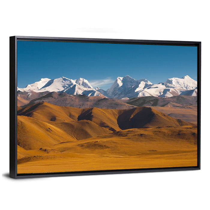 Peaks of the Himalayas Wall Art as a framed canvas