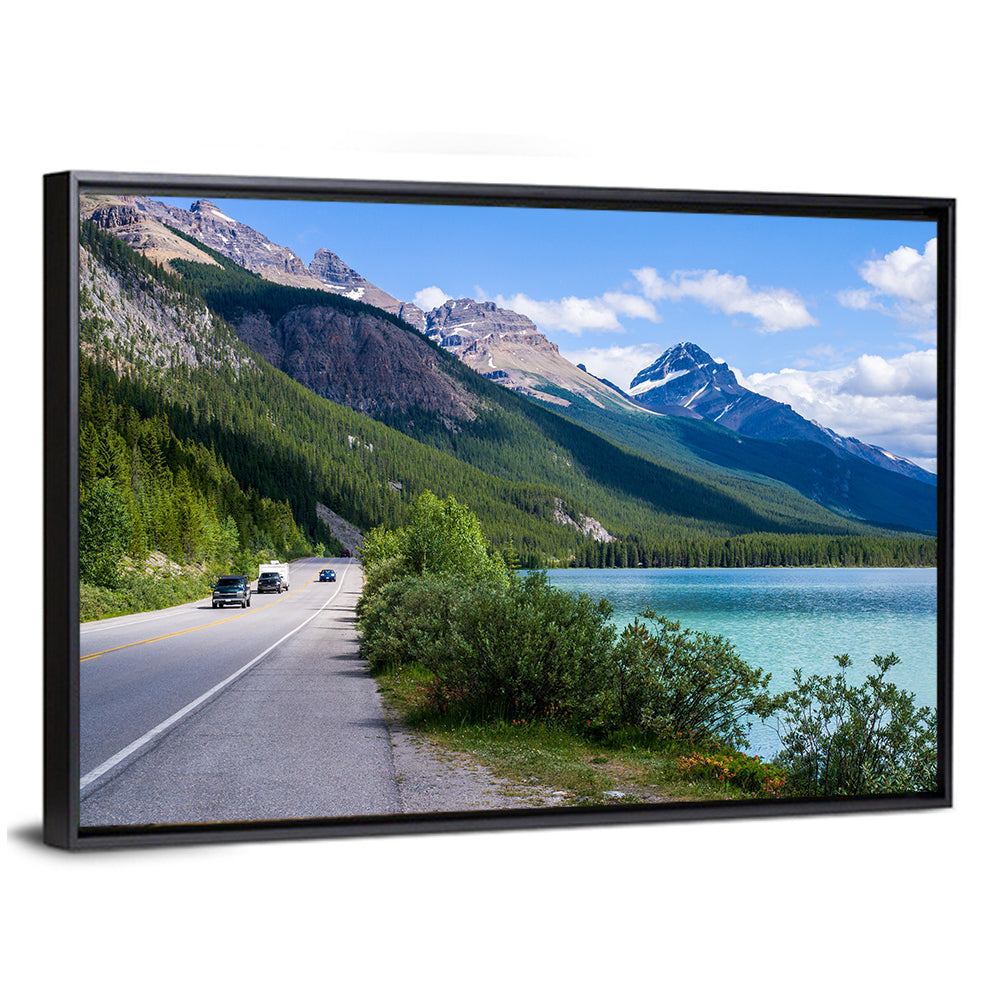 Waterfowl Lake In Banff Wall Art