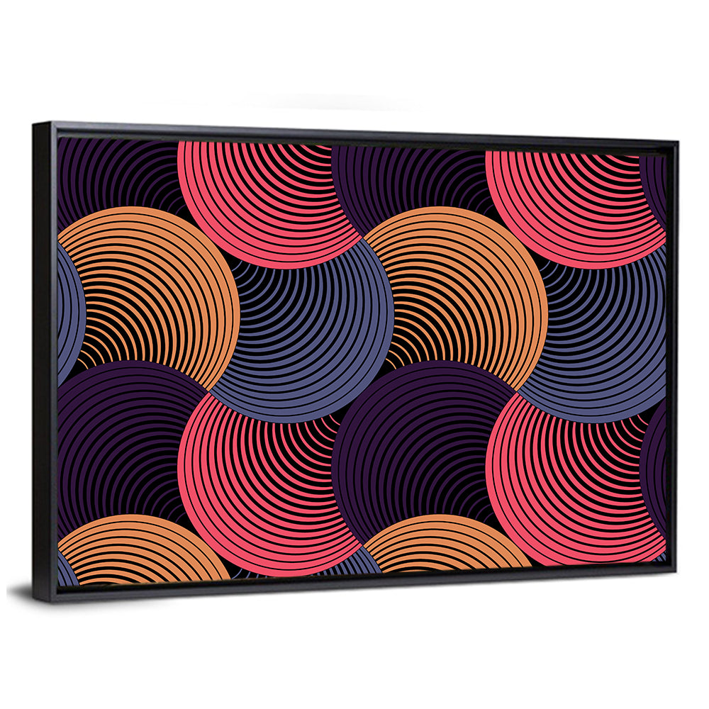 Ornate Geometric Petals Grid II Wall Art