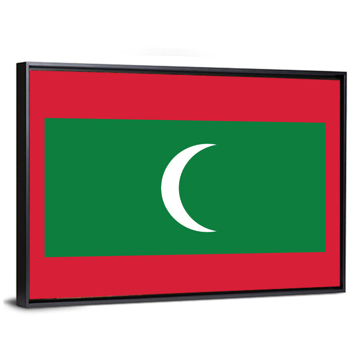 Maldives Flag Wall Art