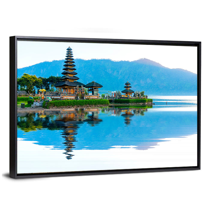 Pura Ulun Danu Bratan, Bedugul Wall Art as a framed canvas