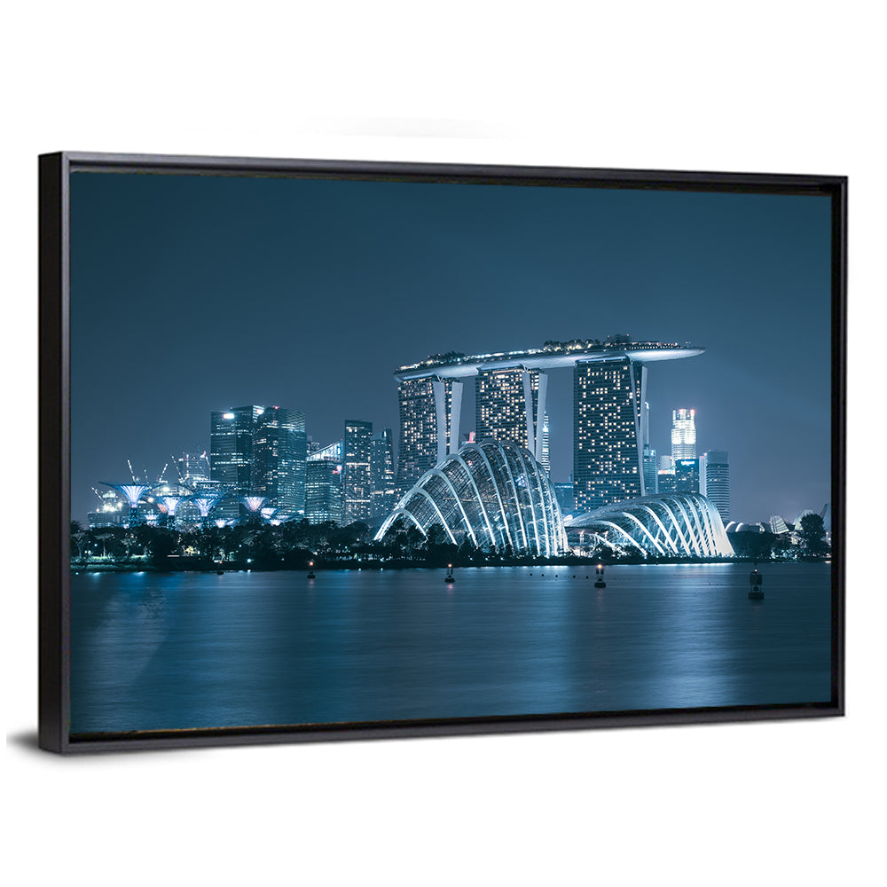 Singapore Skyscaper In Marina Bay Wall Art