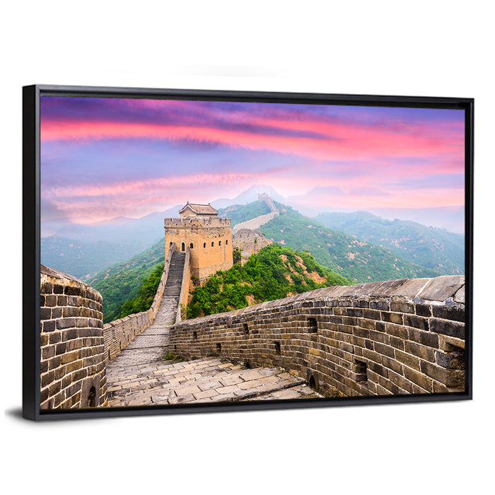 Great at Dusk Wall Art as a framed canvas