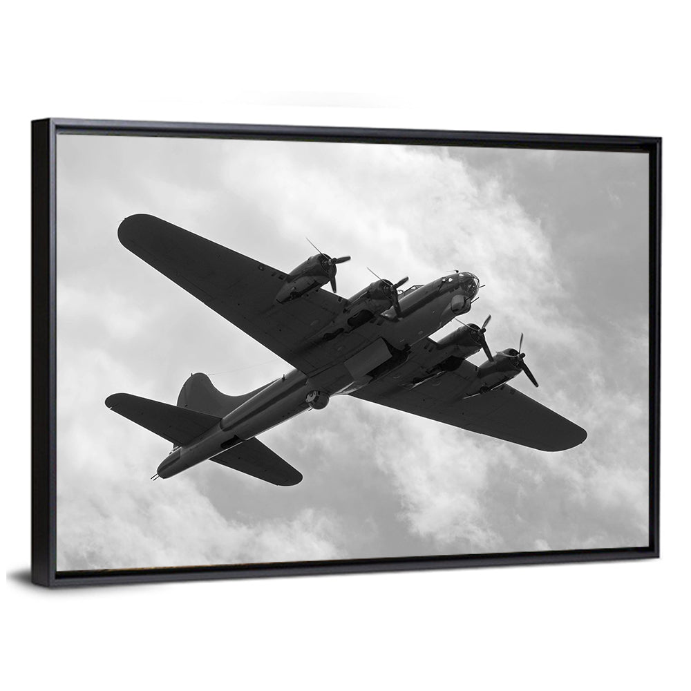 Heavy Bomber On A Mission Wall Art