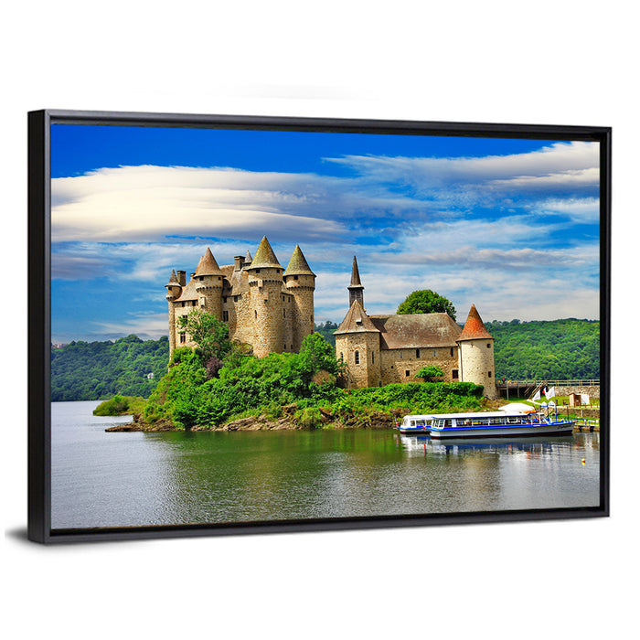 Château De La Roche Jagu, Lanleff France Wall Art as a framed canvas