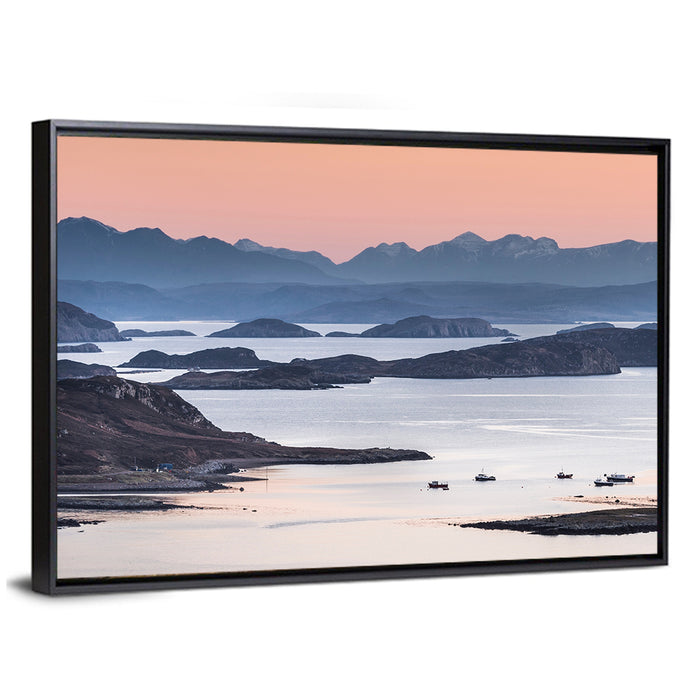 Summer Isles at Althandhu Wall Art as a framed canvas