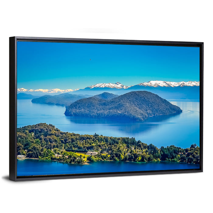 Isla Victoria on Nahuel Huapi Lake Wall Art as a framed canvas