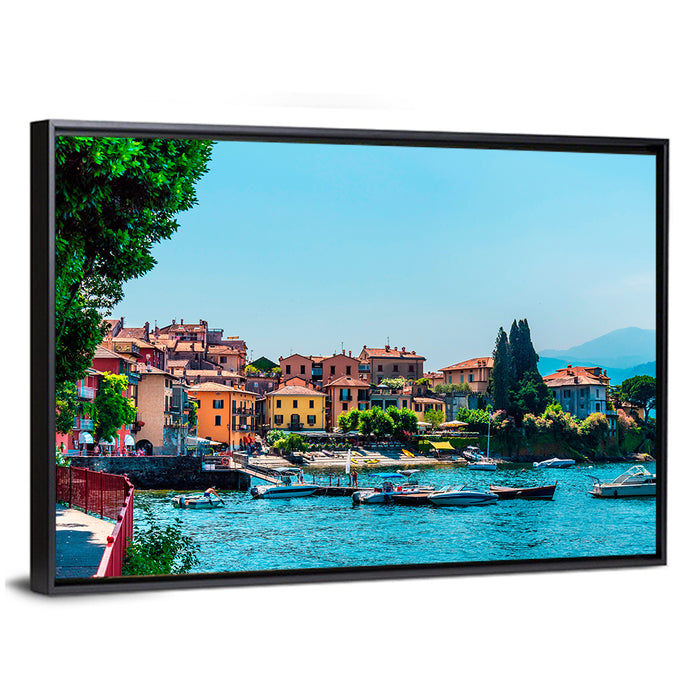 Varenna on Lake Como Wall Art as a framed canvas