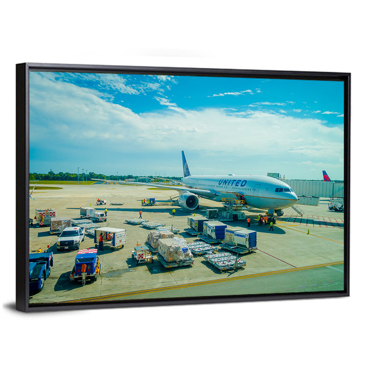 Cancun International Airport Tarmac Wall Art