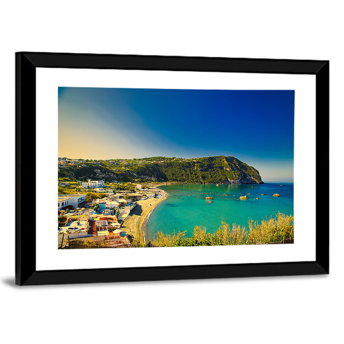 Maronti Beach, Ischia Italy Wall Art as a framed print