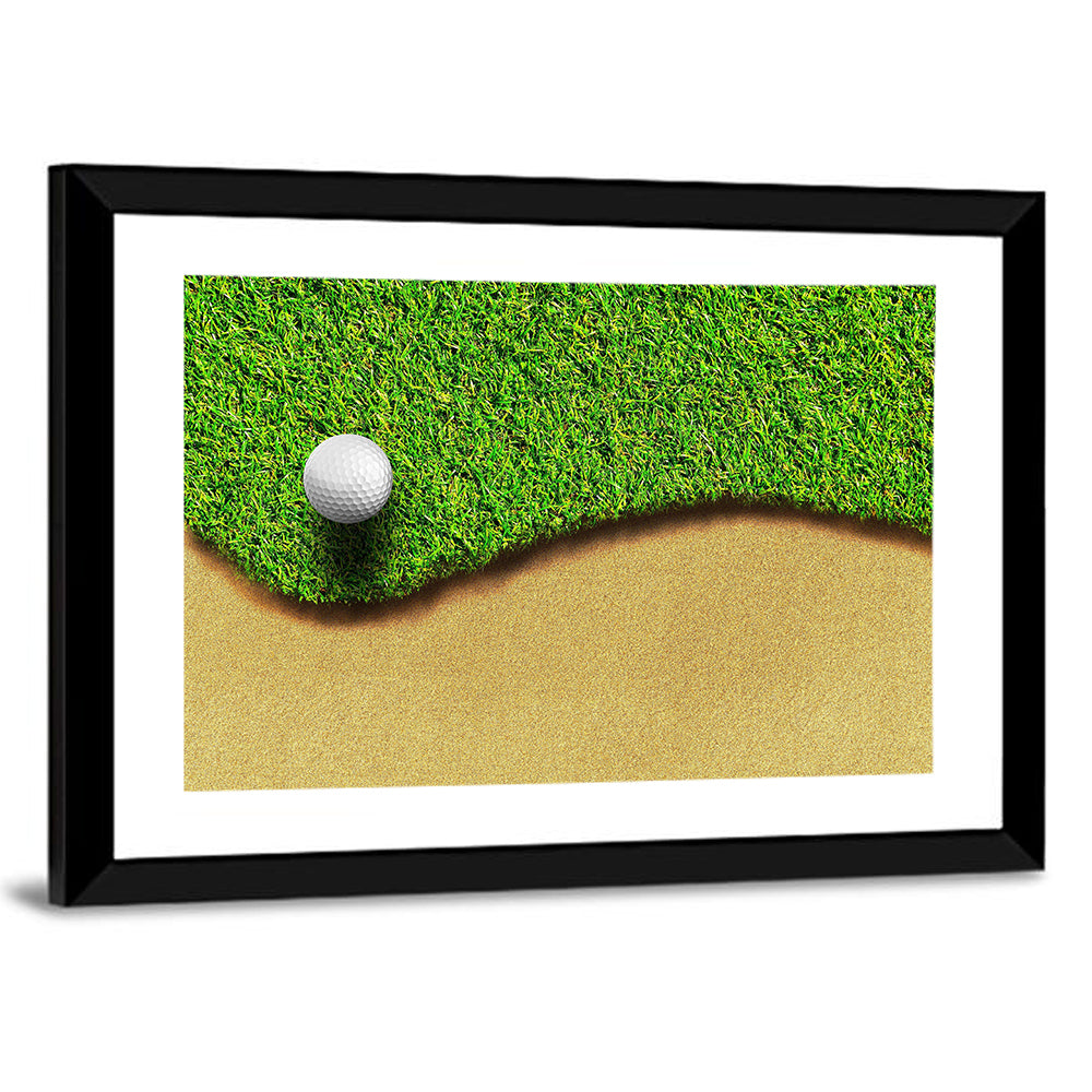 Golf Ball Aerial Wall Art