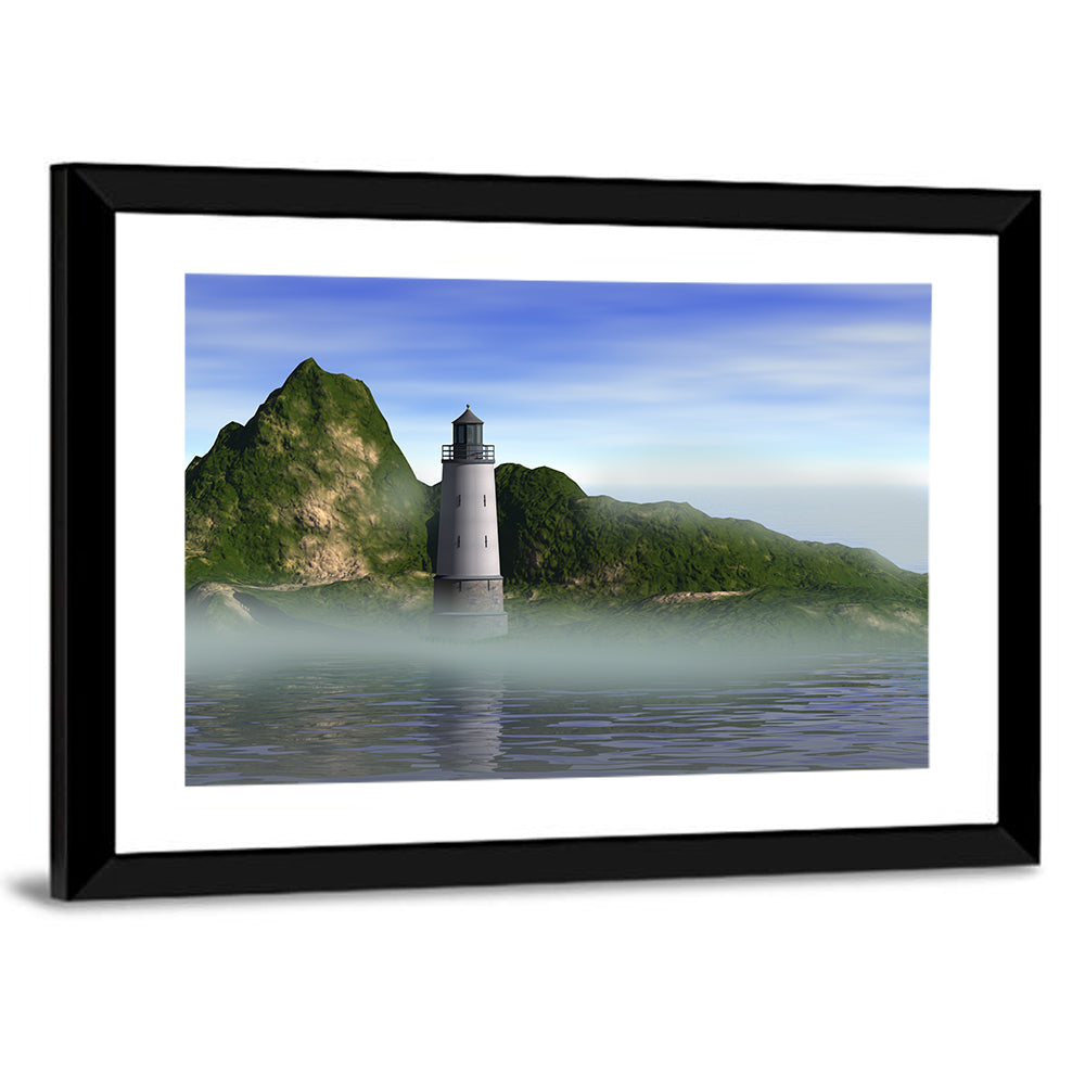 Coastline Lighthouse Wall Art – CanvasPiece