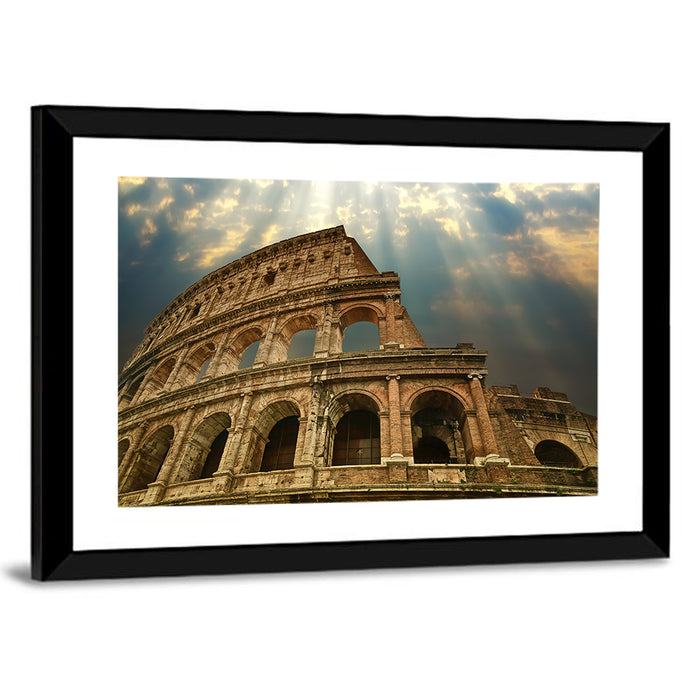 Colosseum in Rome Wall Art as a framed print