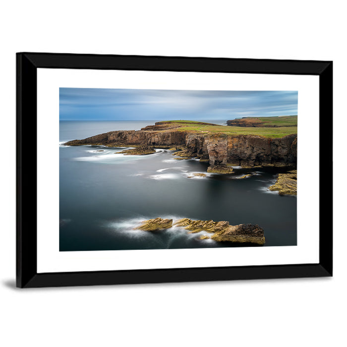 Yesnaby Cliffs, Scotland Wall Art as a framed print