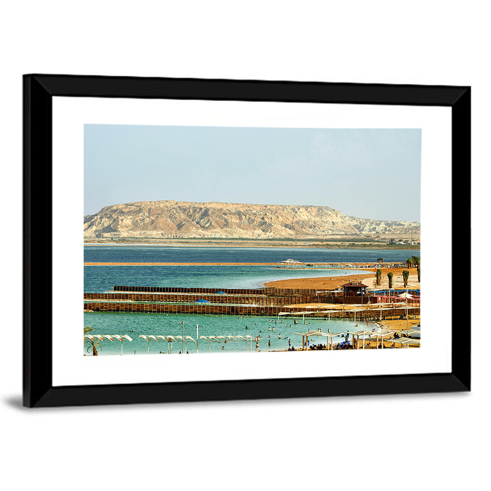 Salt Lake In Jordan Wall Art