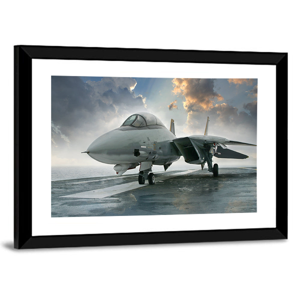 Jet Fighter CloseUp Wall Art