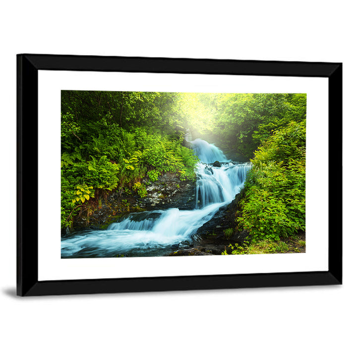 Forest Creek Waterfall Wall Art