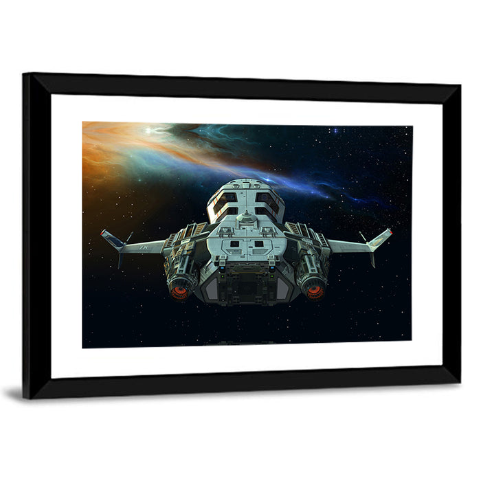 Starship Closeup Wall Art as a framed print