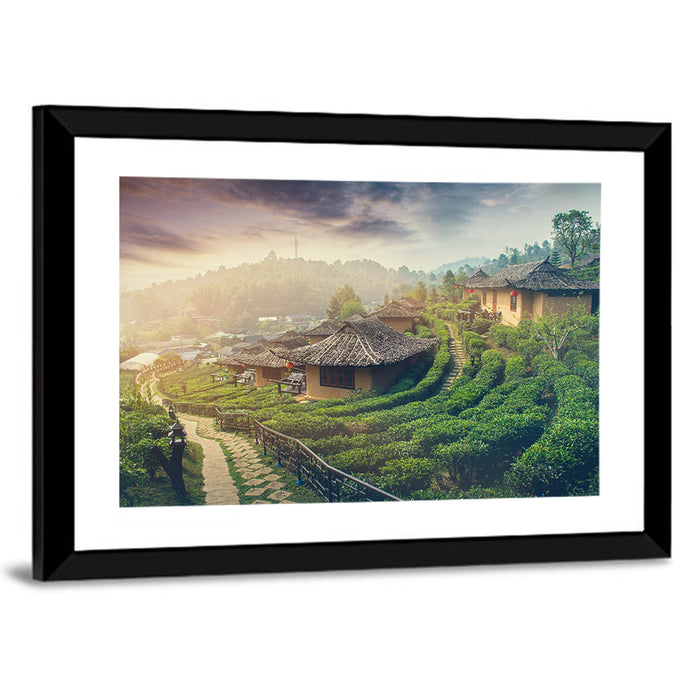Sunrise at Lee Wine Rak Thai Wall Art as a framed print