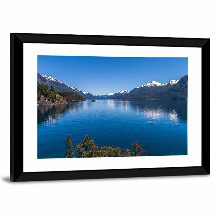 Lake Near Bariloche, Argentina Wall Art as a framed print