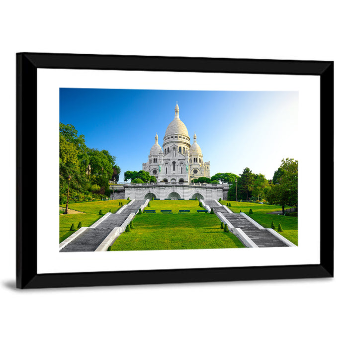 Sacré-cœur Basilica Paris Wall Art as a framed print
