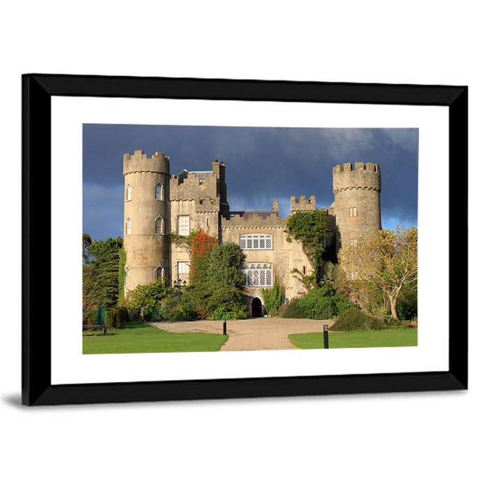 Historic Malahide Castle Wall Art as a framed print
