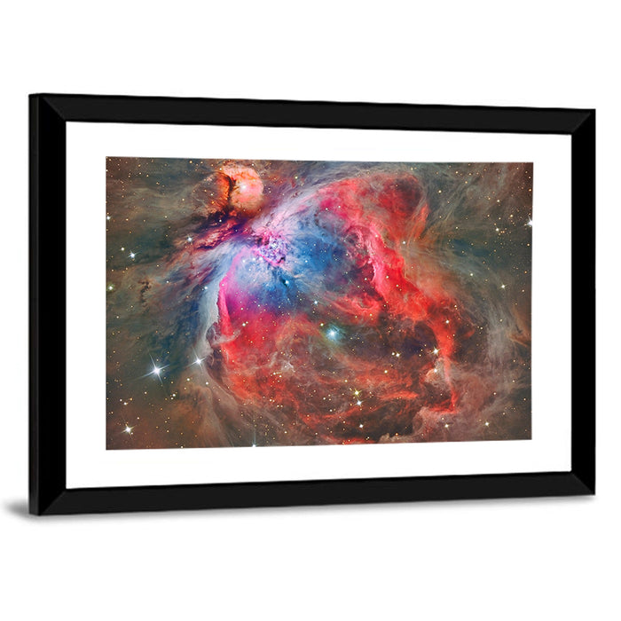 M42 Orion Nebula Wall Art as a framed print