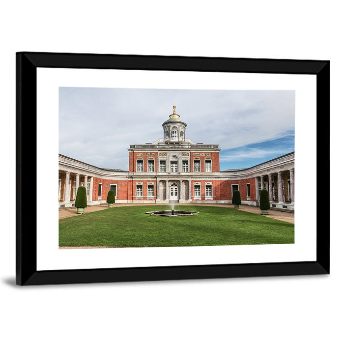 Marble Palace, Potsdam Garden View Wall Art as a framed print