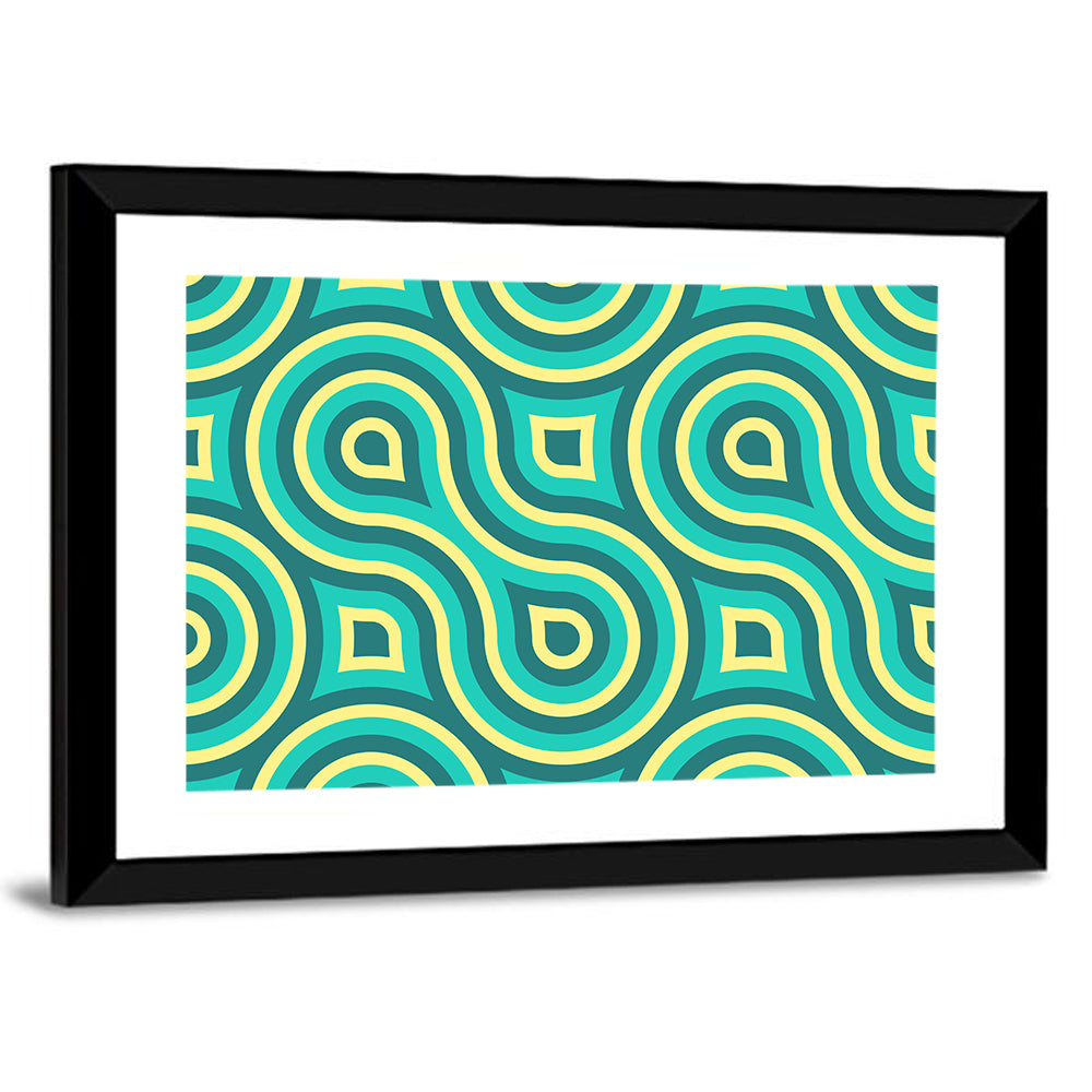 Retro Seamless Pattern Wall Art