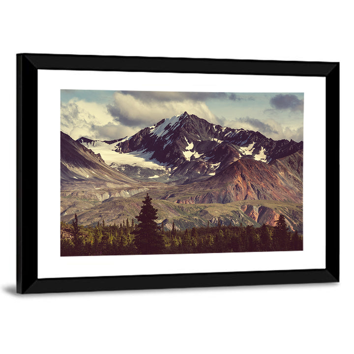 Denali Highway Mountain View Wall Art