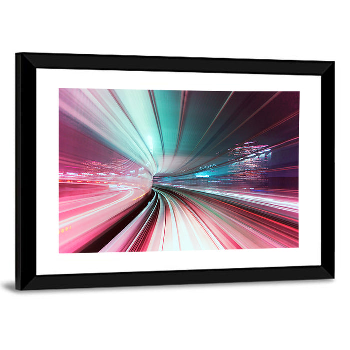 Automated Guideway Train Japan Wall Art as a framed print