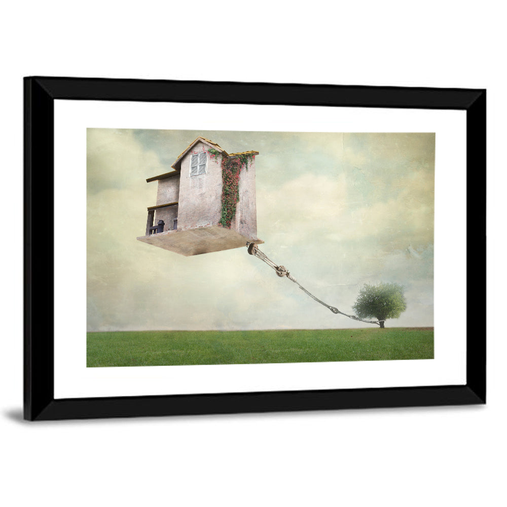 Surreal House Artwork Wall Art