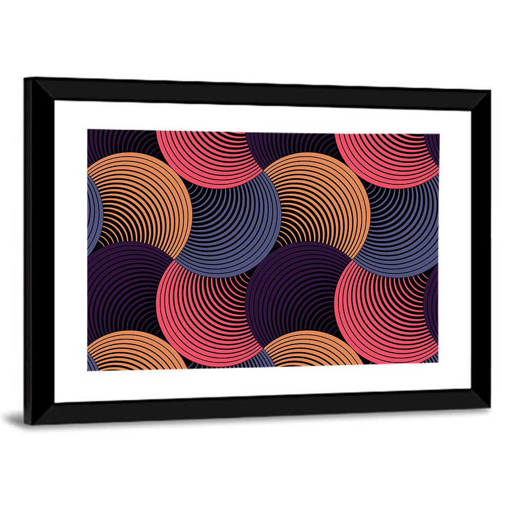 Ornate Geometric Petals Grid II Wall Art