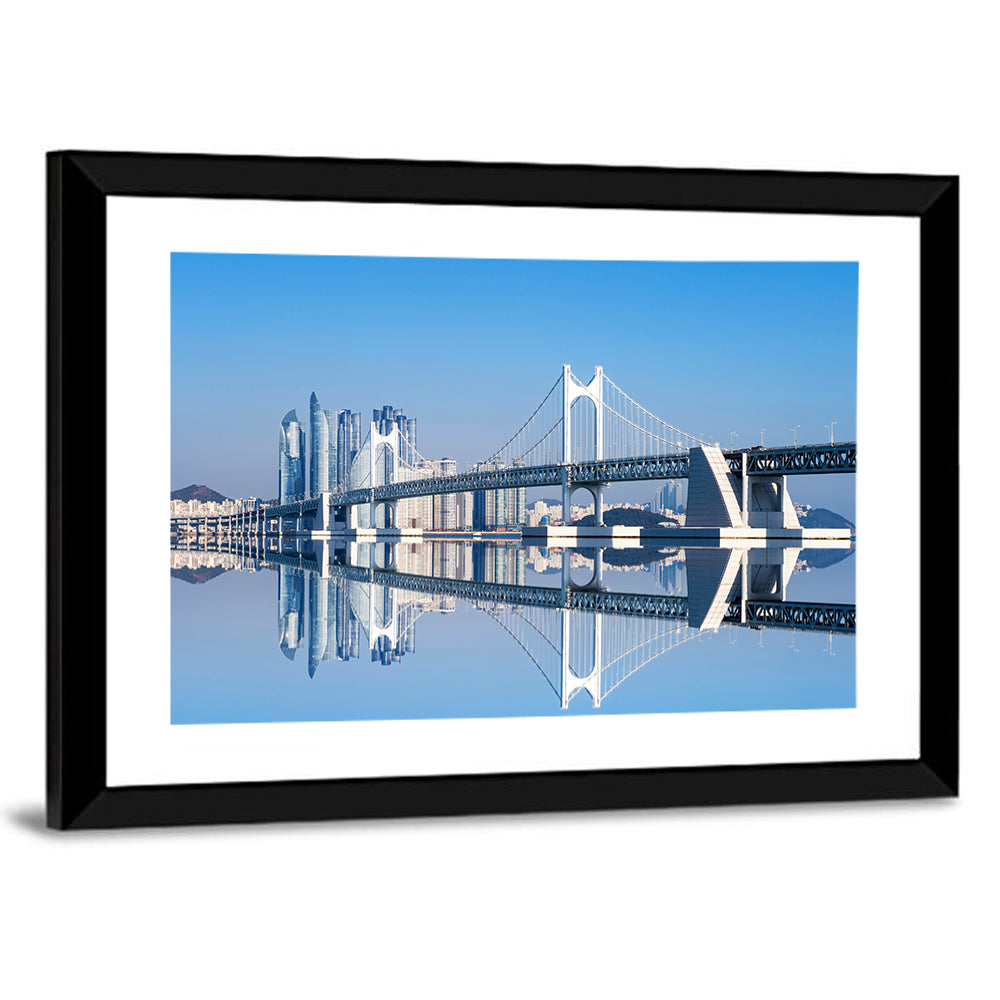 Gwangan Bridge In Busan Wall Art