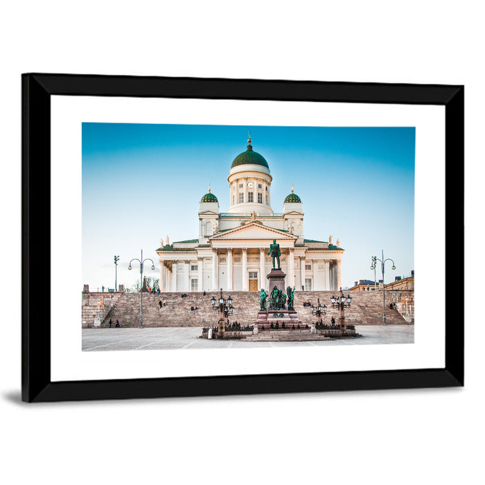 Helsinki Cathedral Wall Art as a framed print