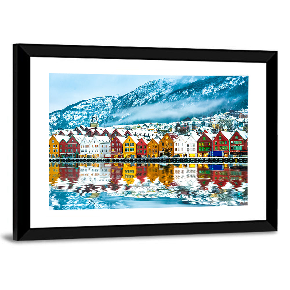 View On Bruges Norway Wall Art