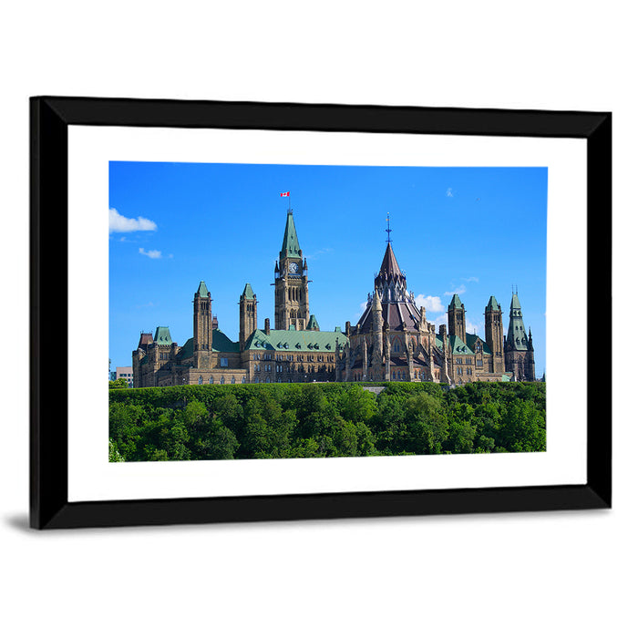 Ottawa Parliament Buildings Wall Art as a framed print